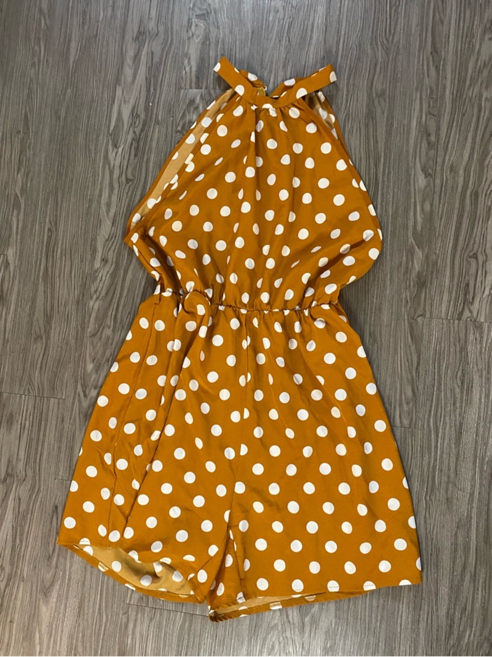 SHEIN Polka Dot Halter Maxi Dress Boho Plus Size 2X